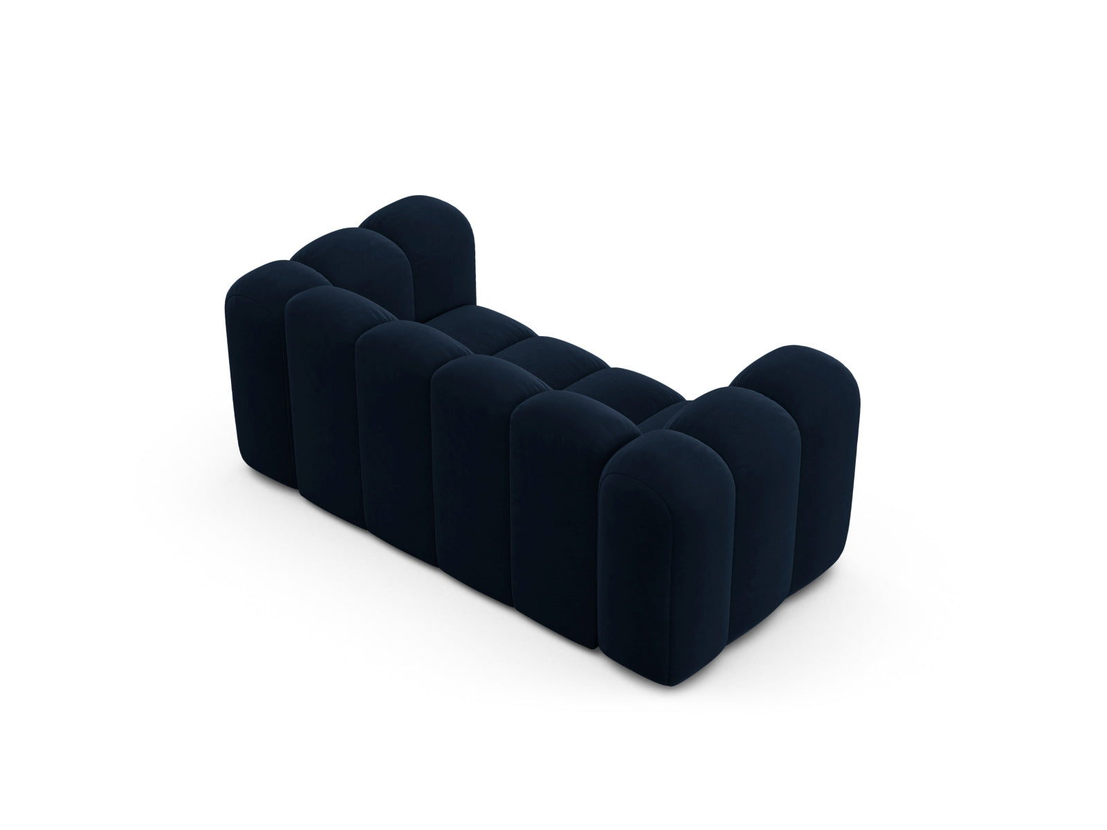 Modernes 2-Sitzer Sofa Lupine in Royal Blue-Salvador, perfekt für entspannte Stunden und stilvolle Einrichtungsideen.