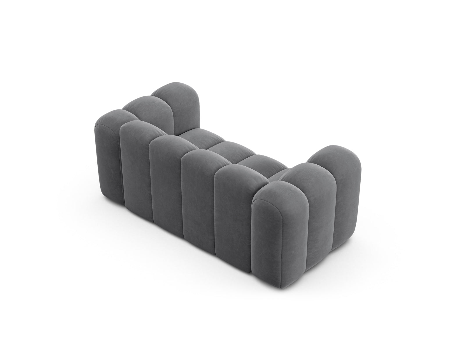 Gemütliches 2-Sitzer Sofa Lupine von Micadoni in modernem Design, perfekt für stilvolle Wohnzimmer und entspannte Abende.
