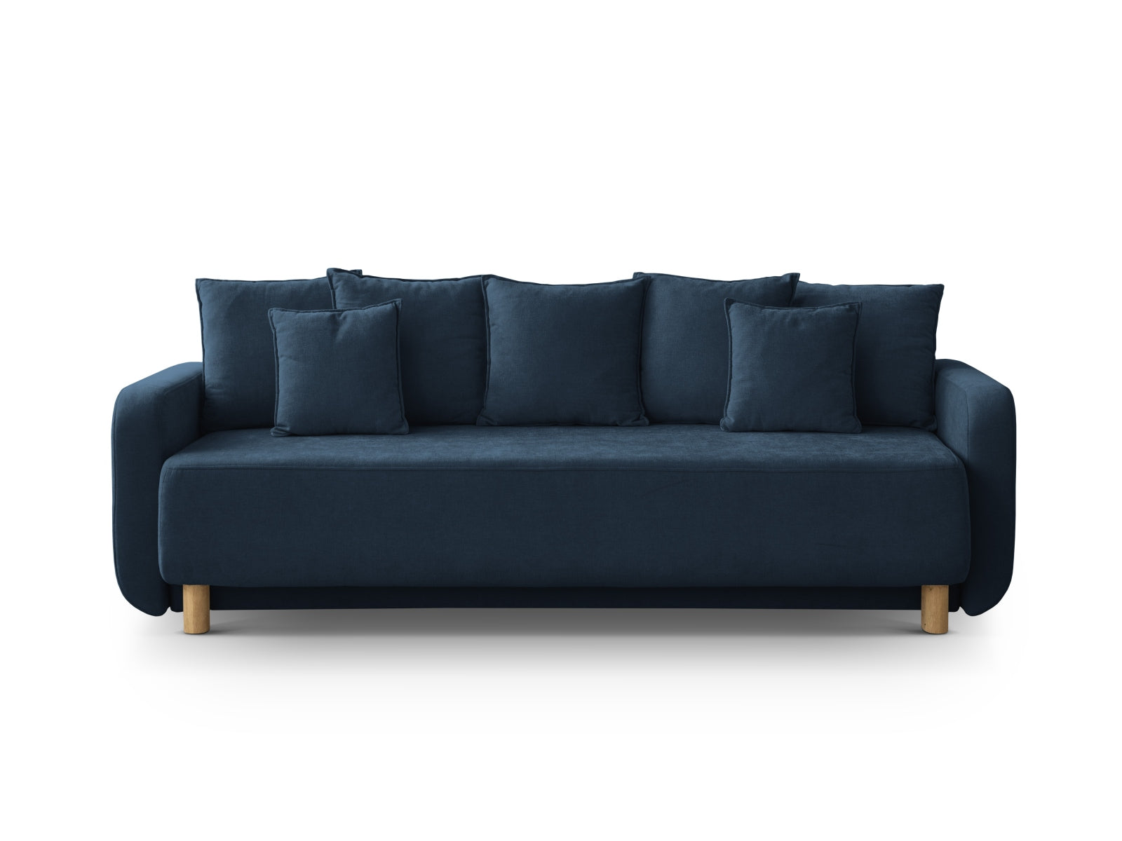 Elen Sofa mit Schlaffunktion und Stauraum 3 Sitzer in Navy Blue präsentiert im Onlineshop von KAQTU Design AG. Bettsofa ist von Micadoni