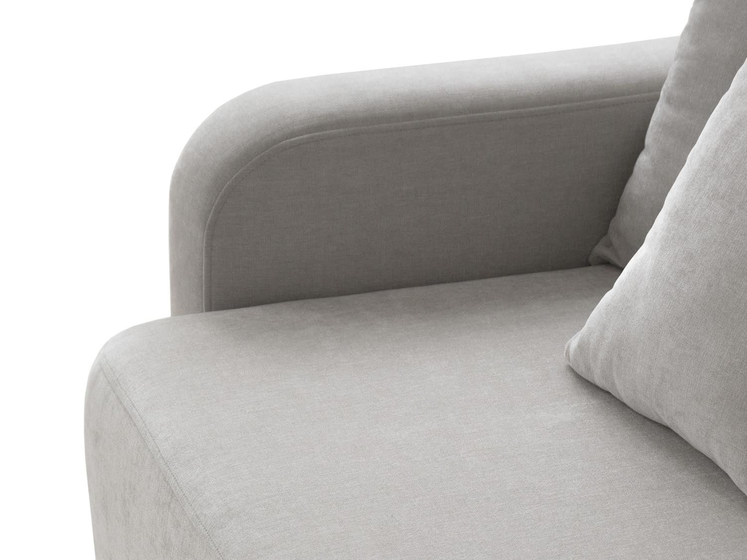 Beige 3-Sitzer Sofa Elen von Micadoni, elegantes Bettsofa mit cleverer Schlaffunktion und praktischem Stauraum für jeden Raum.