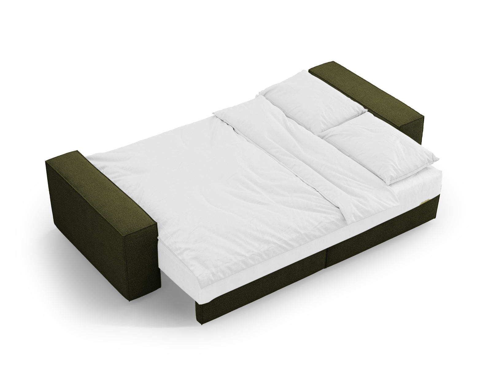 Entdecken Sie das stilvolle Jodie Boucle Sofa von Micadoni – ein 3-Sitzer mit Schlaffunktion und Stauraum, ideal für jedes Zuhause!