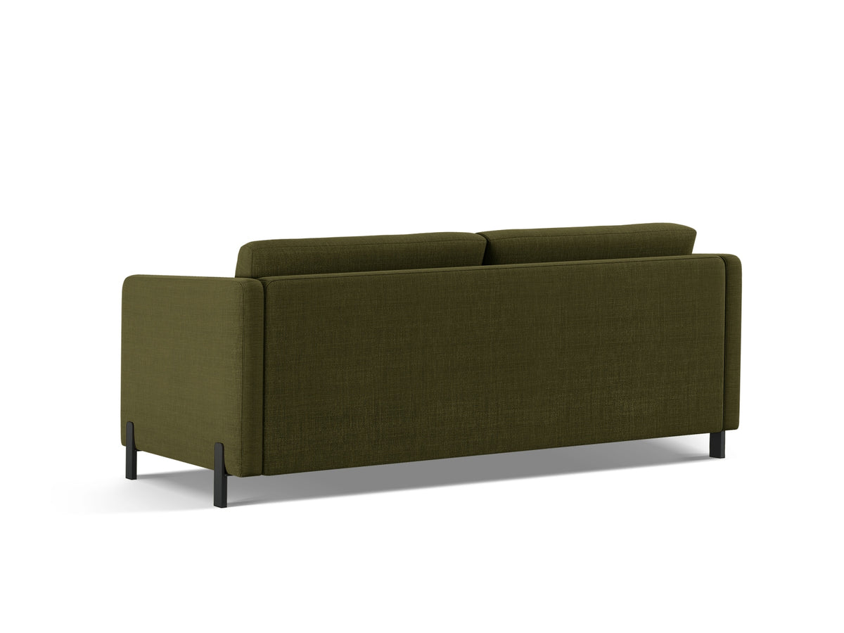 Gloria Sofa mit Schlaffunktion 3 Sitzer in Green-Bjorn präsentiert im Onlineshop von KAQTU Design AG. Bettsofa ist von Micadoni