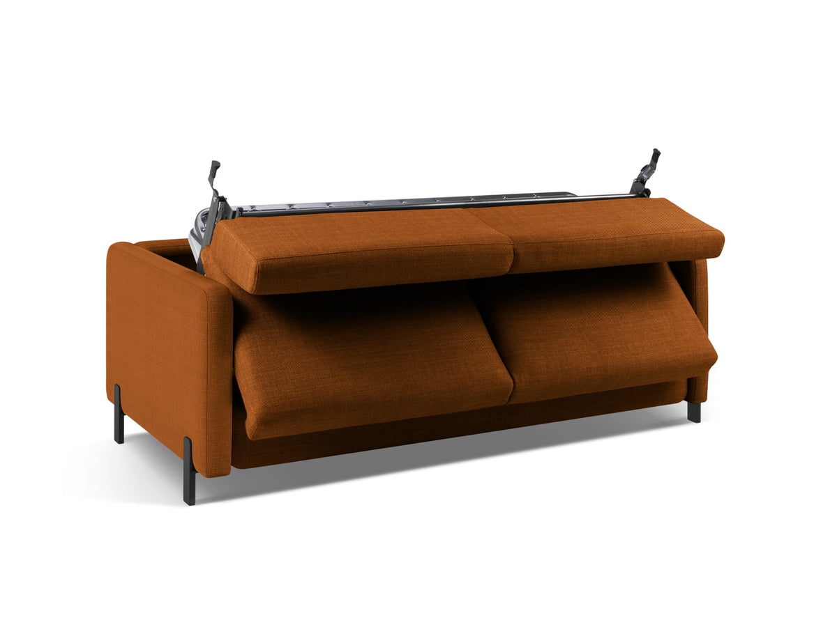 Gloria Sofa mit Schlaffunktion 3 Sitzer in Brick-Bjorn präsentiert im Onlineshop von KAQTU Design AG. Bettsofa ist von Micadoni