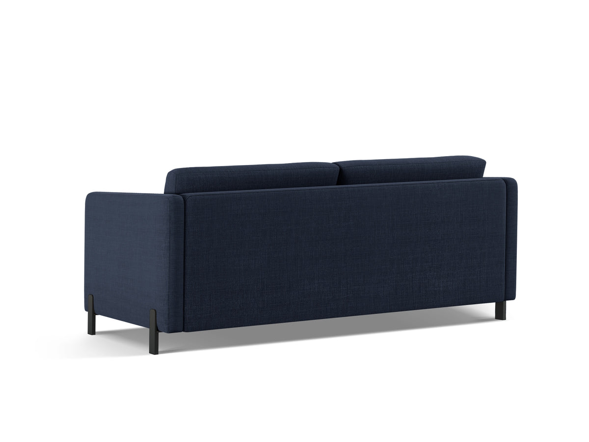 Gloria Sofa mit Schlaffunktion 3 Sitzer in Blue-Bjorn präsentiert im Onlineshop von KAQTU Design AG. Bettsofa ist von Micadoni