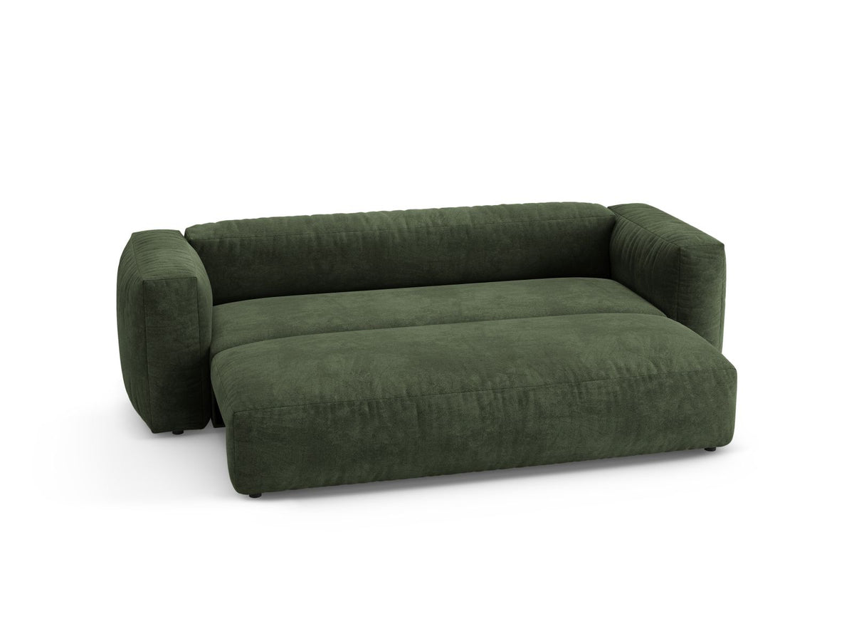 3-Sitzer Sofa mit Schlaffunktion Martina in Green-Vogue präsentiert im Onlineshop von KAQTU Design AG. Bettsofa ist von Micadoni