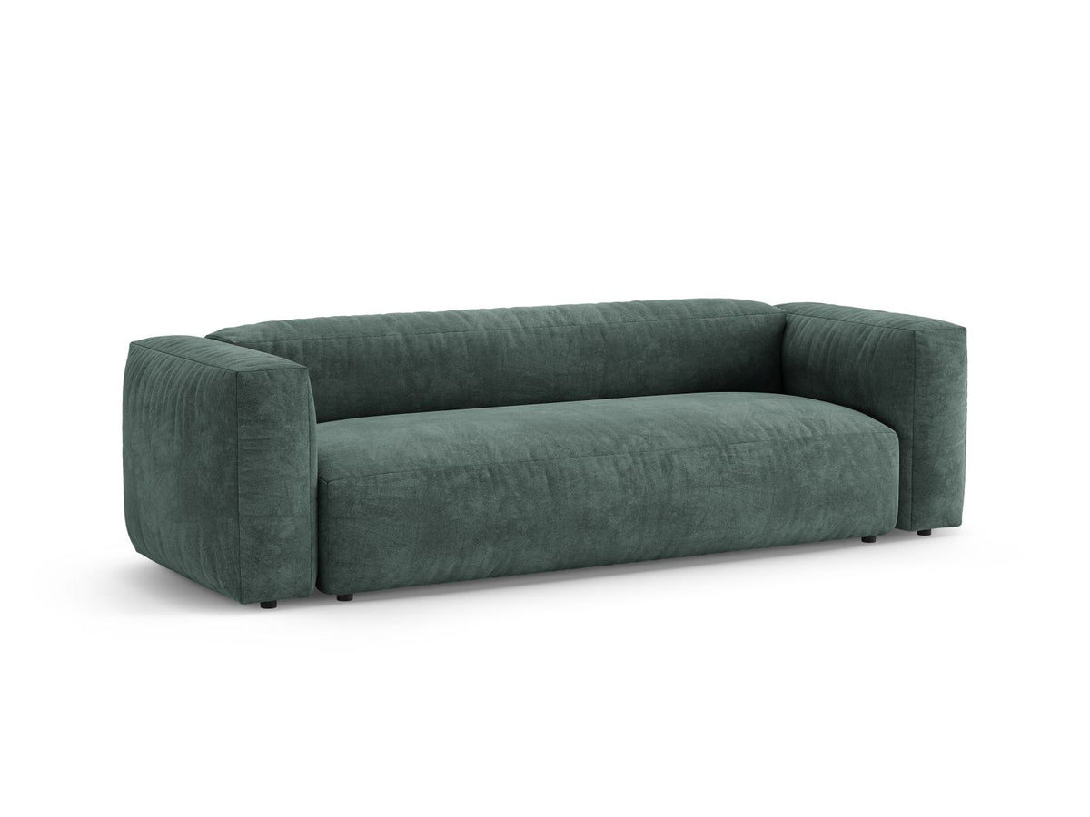 3-Sitzer Sofa mit Schlaffunktion Martina in Petrol-Vogue präsentiert im Onlineshop von KAQTU Design AG. Bettsofa ist von Micadoni