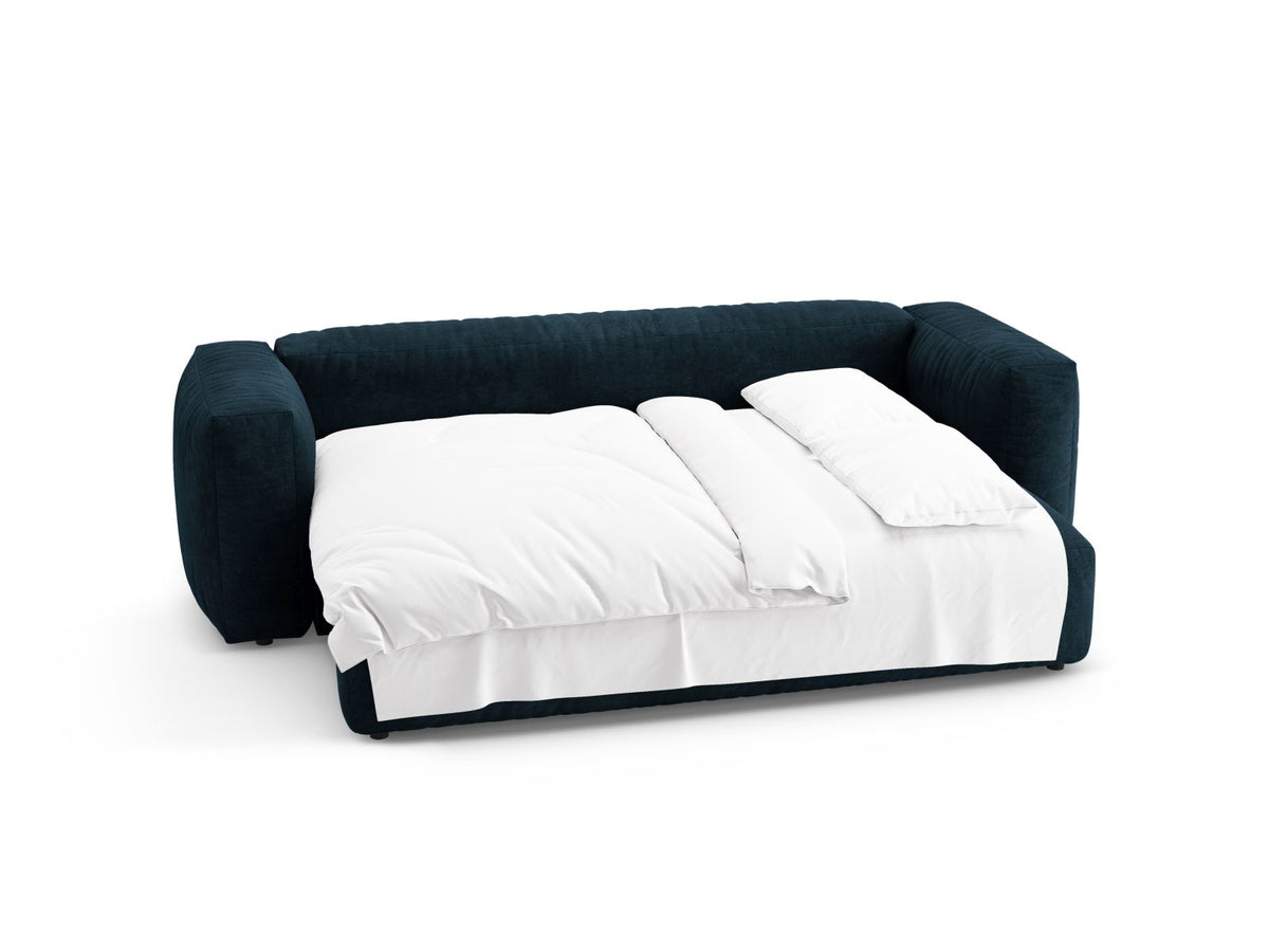 3-Sitzer Sofa mit Schlaffunktion Martina in Deep Petrol-Vogue präsentiert im Onlineshop von KAQTU Design AG. Bettsofa ist von Micadoni