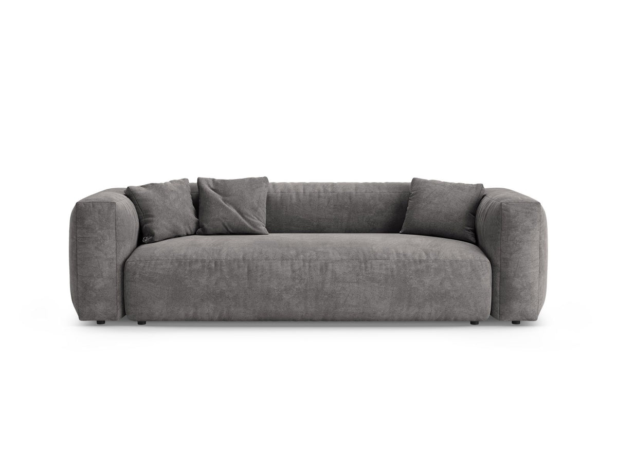 3-Sitzer Sofa mit Schlaffunktion Martina in Grey-Vogue präsentiert im Onlineshop von KAQTU Design AG. Bettsofa ist von Micadoni