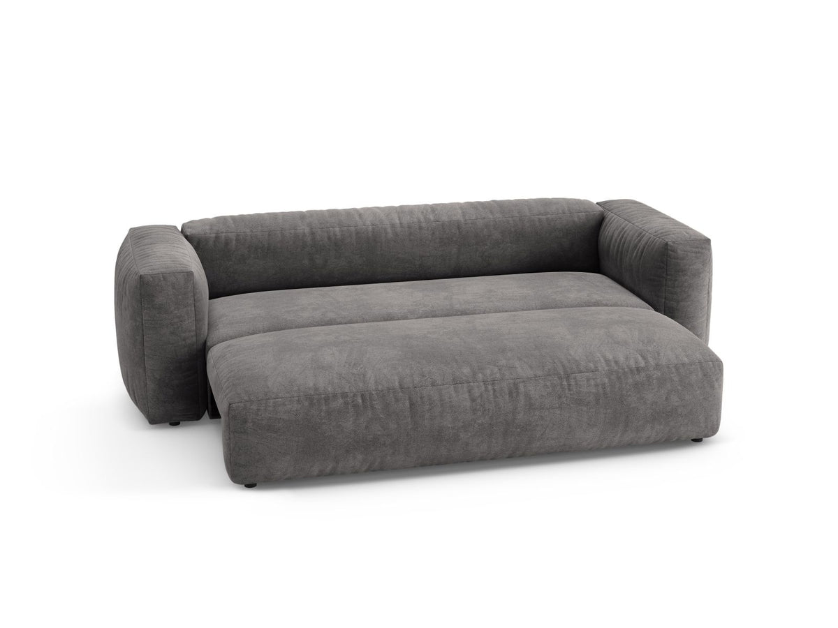 3-Sitzer Sofa mit Schlaffunktion Martina in Grey-Vogue präsentiert im Onlineshop von KAQTU Design AG. Bettsofa ist von Micadoni