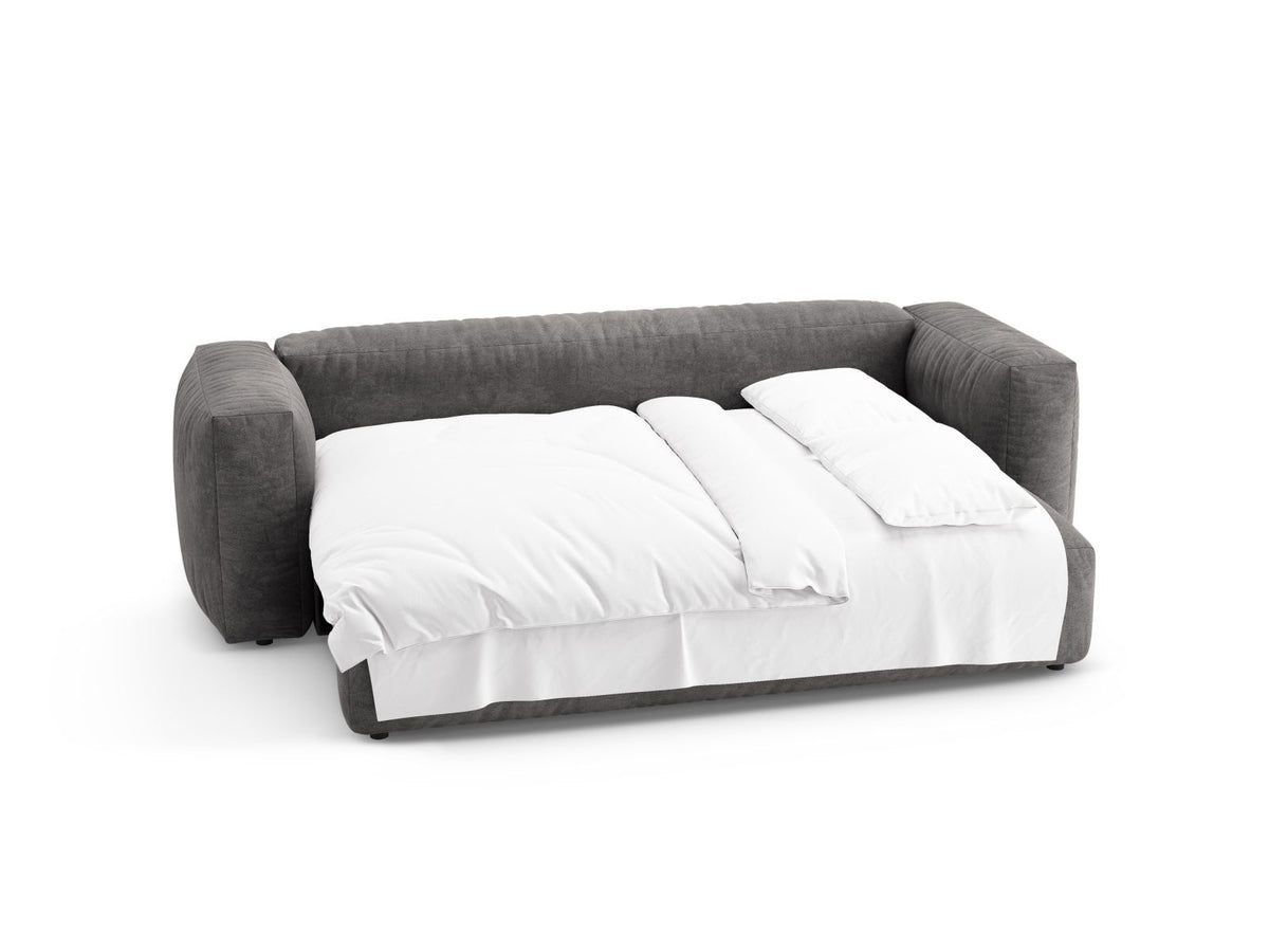 3-Sitzer Sofa mit Schlaffunktion Martina in Grey-Vogue präsentiert im Onlineshop von KAQTU Design AG. Bettsofa ist von Micadoni