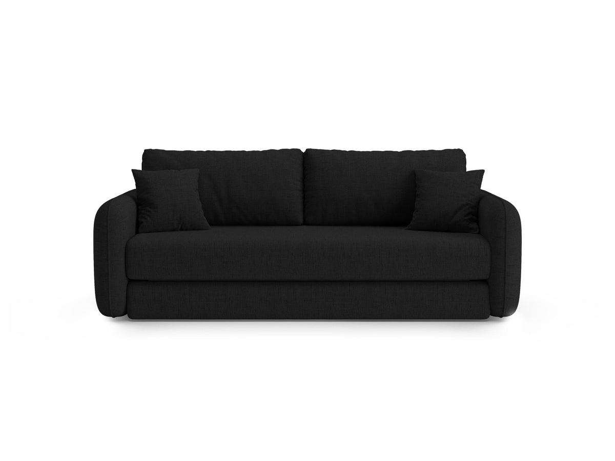 3-Sitzer Sofa mit Schlaffunktion Dormi in Black-Moly präsentiert im Onlineshop von KAQTU Design AG. Bettsofa ist von Micadoni