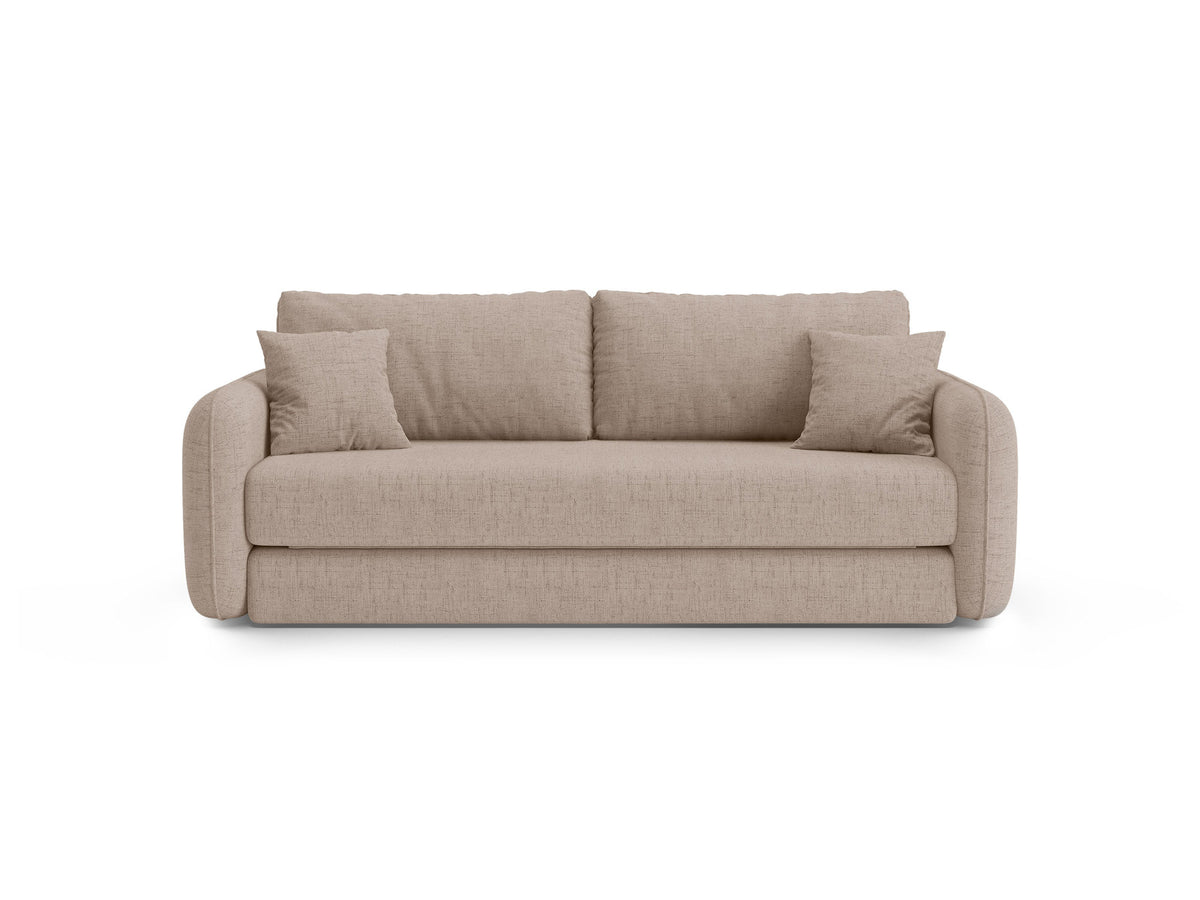 3-Sitzer Sofa mit Schlaffunktion Dormi in Cappuccino-Moly präsentiert im Onlineshop von KAQTU Design AG. Bettsofa ist von Micadoni
