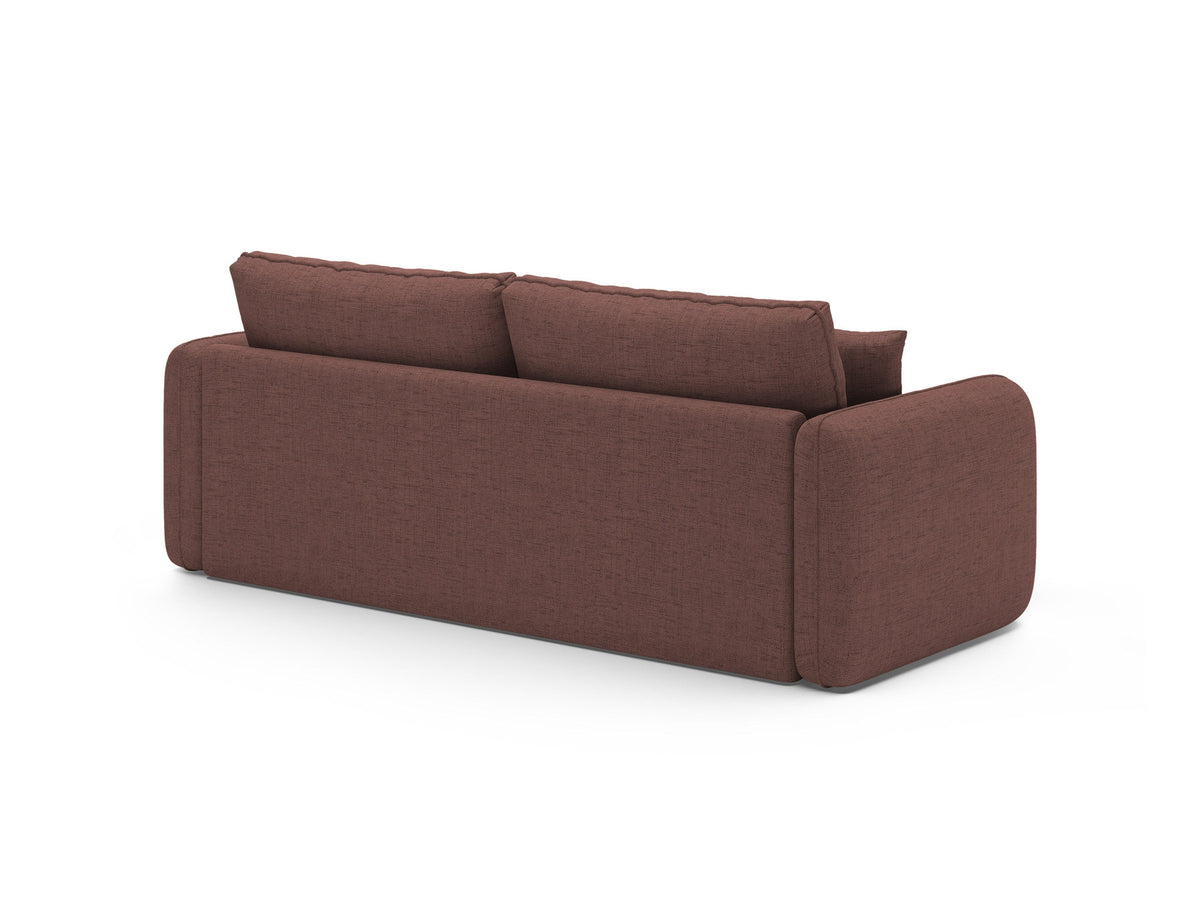 3-Sitzer Sofa mit Schlaffunktion Dormi in Dark Pink-Moly präsentiert im Onlineshop von KAQTU Design AG. Bettsofa ist von Micadoni