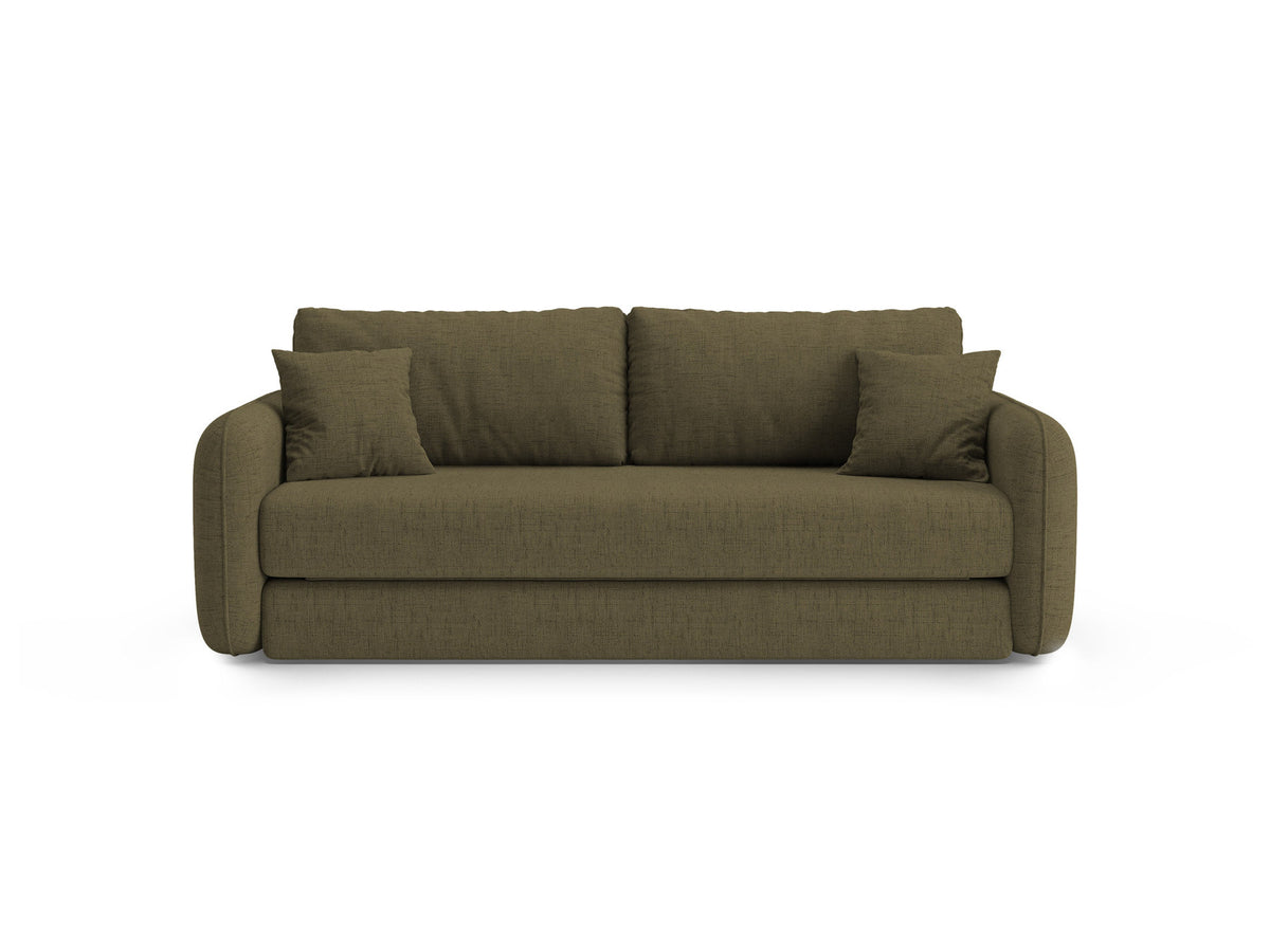 3-Sitzer Sofa mit Schlaffunktion Dormi in Green-Moly präsentiert im Onlineshop von KAQTU Design AG. Bettsofa ist von Micadoni
