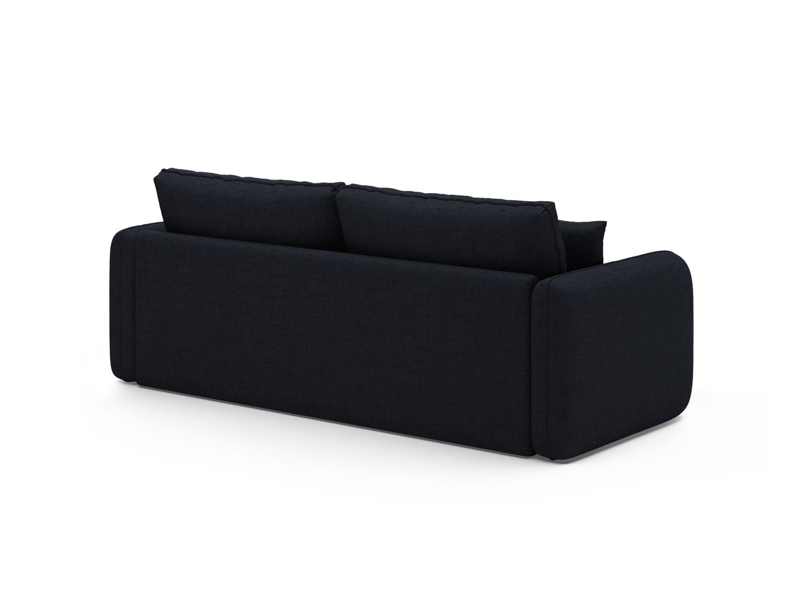 Stylisches 3-Sitzer Sofa Dormi in Royal Blue, ideal für entspannte Stunden und als praktisches Schlafsofa für Übernachtungsgäste.