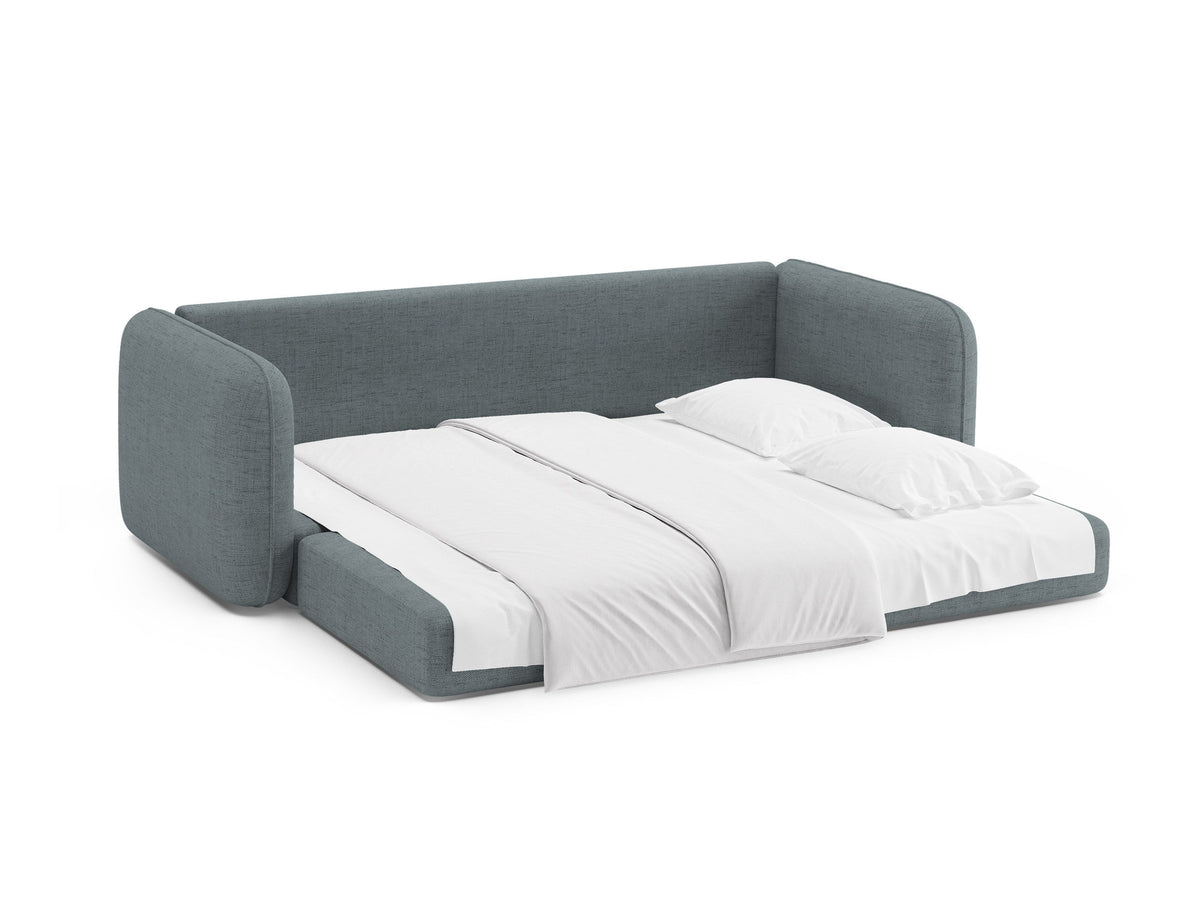 3-Sitzer Sofa mit Schlaffunktion Dormi in Light Blue-Moly präsentiert im Onlineshop von KAQTU Design AG. Bettsofa ist von Micadoni