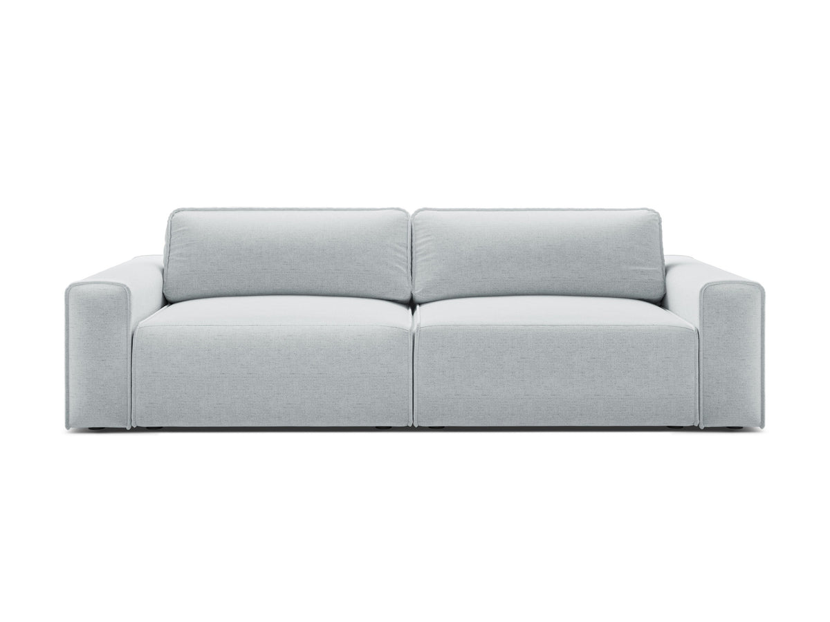 3-Sitzer Sofa Victor mit Schlaffunktion und Stauraum in Light Grey-Moly präsentiert im Onlineshop von KAQTU Design AG. Bettsofa ist von Micadoni