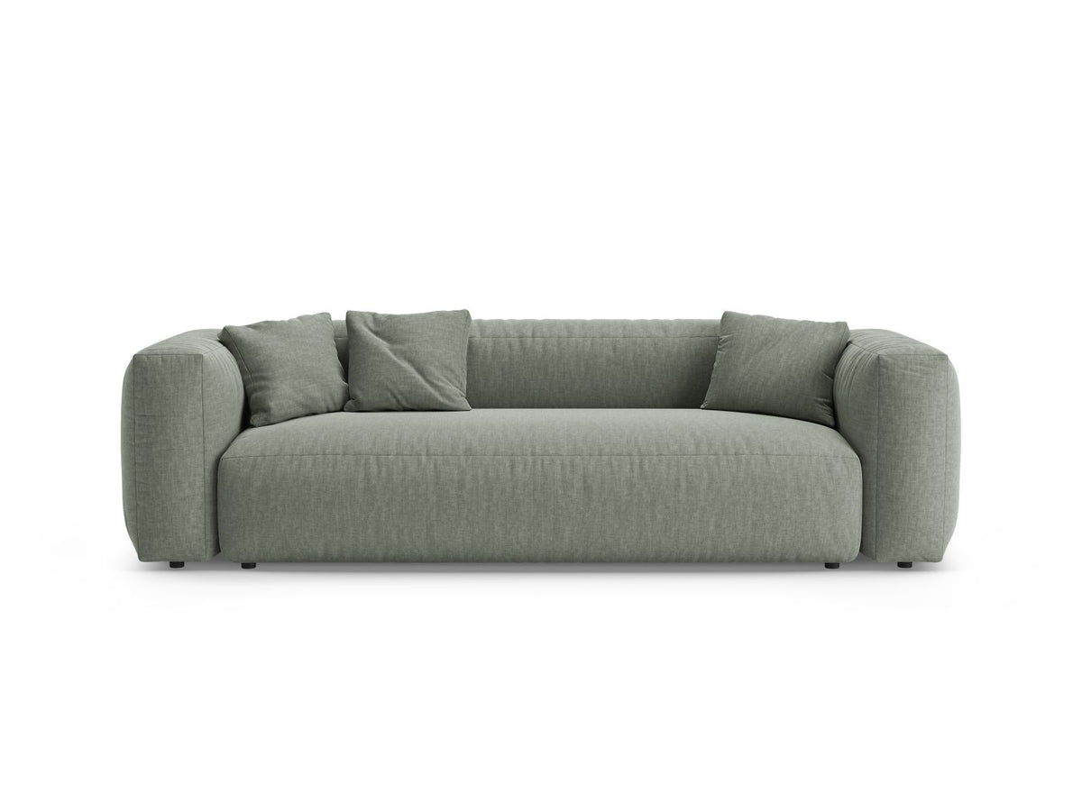 3-Sitzer Sofa mit Schlaffunktion Martina in Moss Green-Boston präsentiert im Onlineshop von KAQTU Design AG. Bettsofa ist von Micadoni