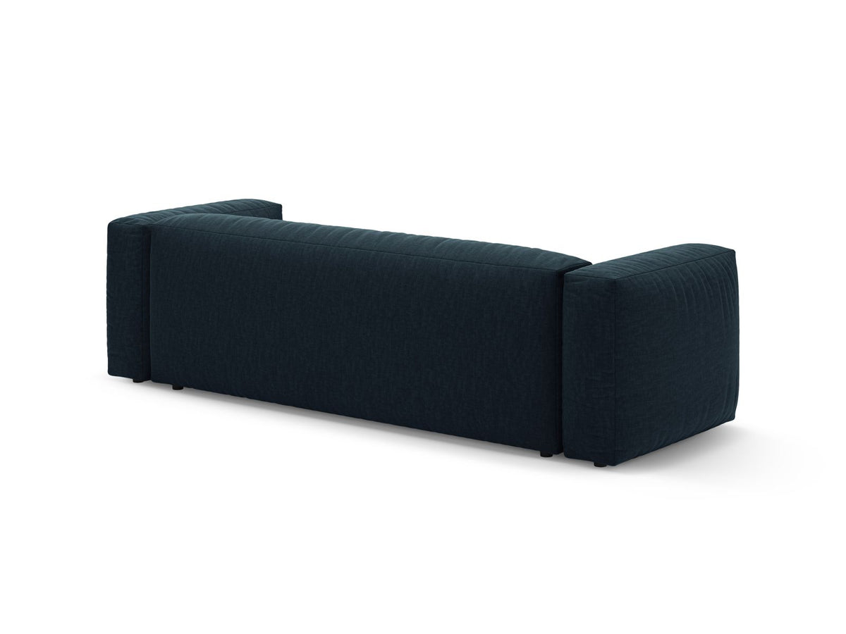 3-Sitzer Sofa mit Schlaffunktion Martina in Blue Jeans-Boston präsentiert im Onlineshop von KAQTU Design AG. Bettsofa ist von Micadoni