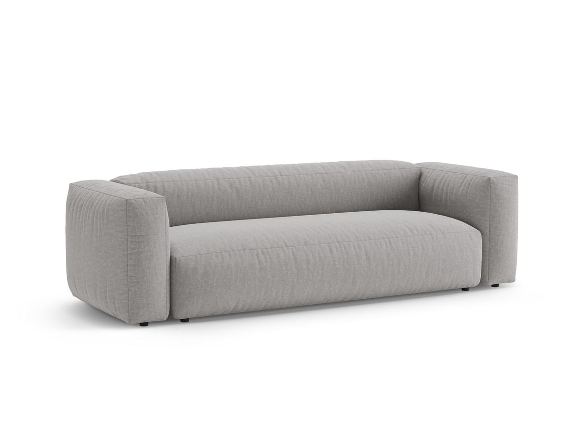 3-Sitzer Sofa mit Schlaffunktion Martina in Light Grey-Boston präsentiert im Onlineshop von KAQTU Design AG. Bettsofa ist von Micadoni