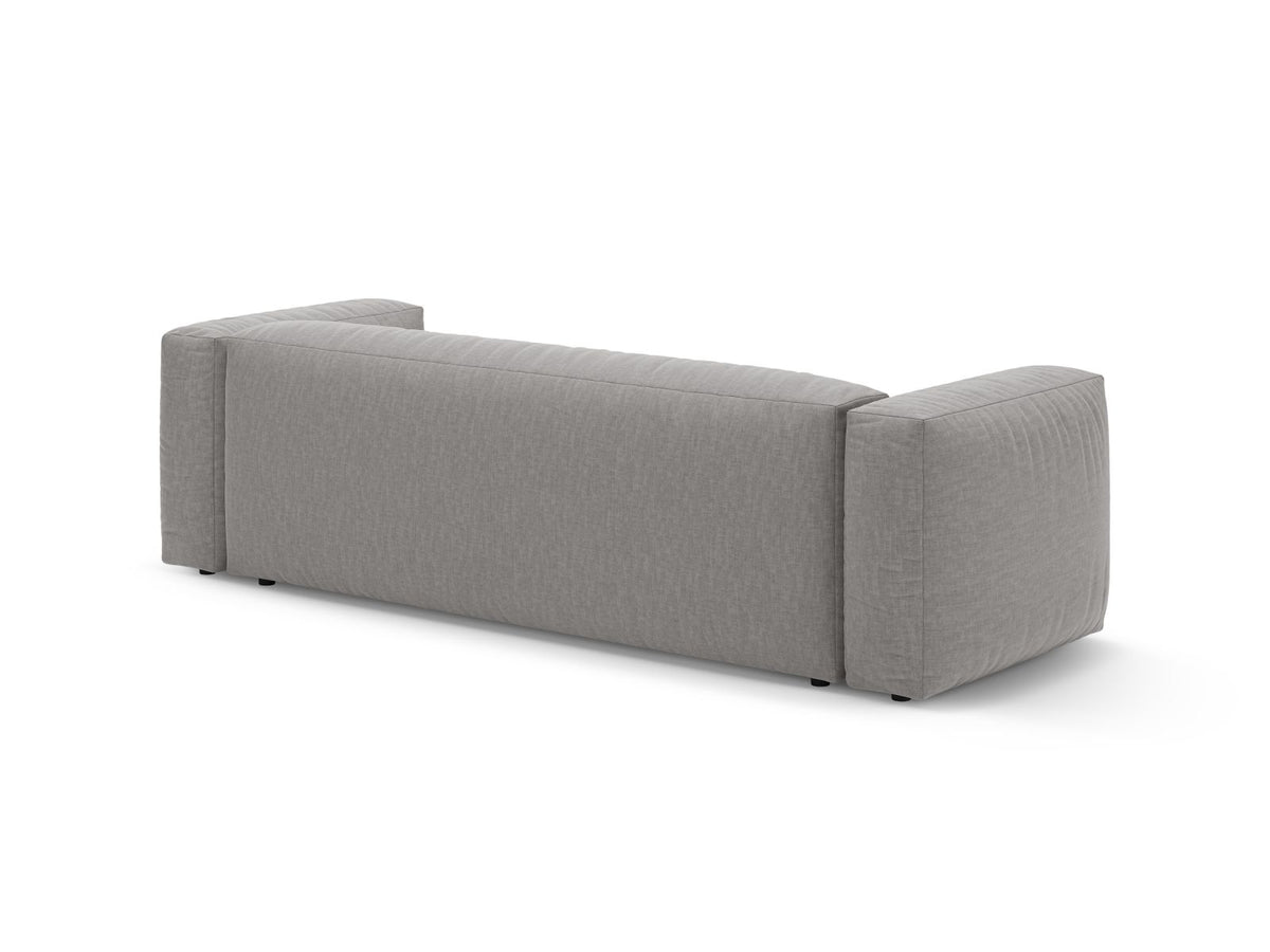 3-Sitzer Sofa mit Schlaffunktion Martina in Light Grey-Boston präsentiert im Onlineshop von KAQTU Design AG. Bettsofa ist von Micadoni