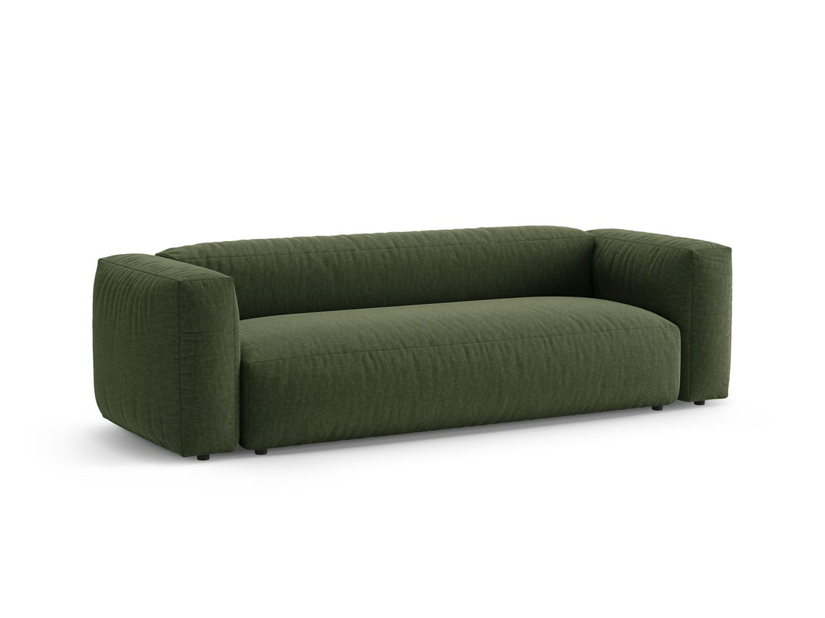 3-Sitzer Sofa mit Schlaffunktion Martina in Green-Boston präsentiert im Onlineshop von KAQTU Design AG. Bettsofa ist von Micadoni