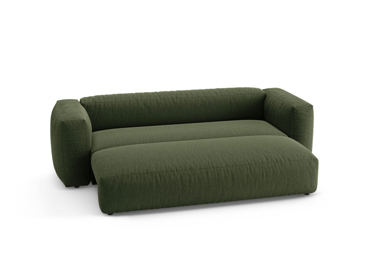 3-Sitzer Sofa mit Schlaffunktion Martina in Green-Boston präsentiert im Onlineshop von KAQTU Design AG. Bettsofa ist von Micadoni