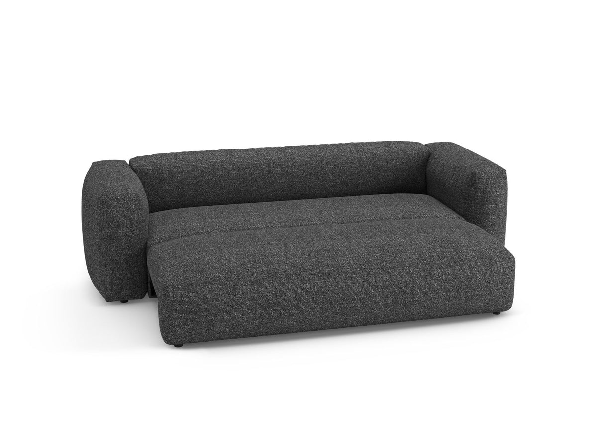 3-Sitzer Sofa mit Schlaffunktion Martina in Anthracite-Monet präsentiert im Onlineshop von KAQTU Design AG. Bettsofa ist von Micadoni