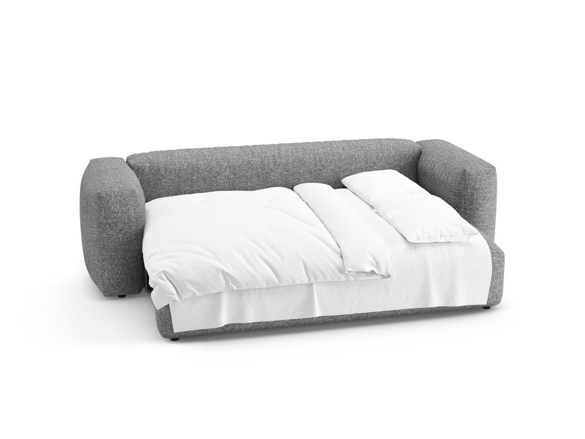 3-Sitzer Sofa mit Schlaffunktion Martina in Graphite-Monet präsentiert im Onlineshop von KAQTU Design AG. Bettsofa ist von Micadoni