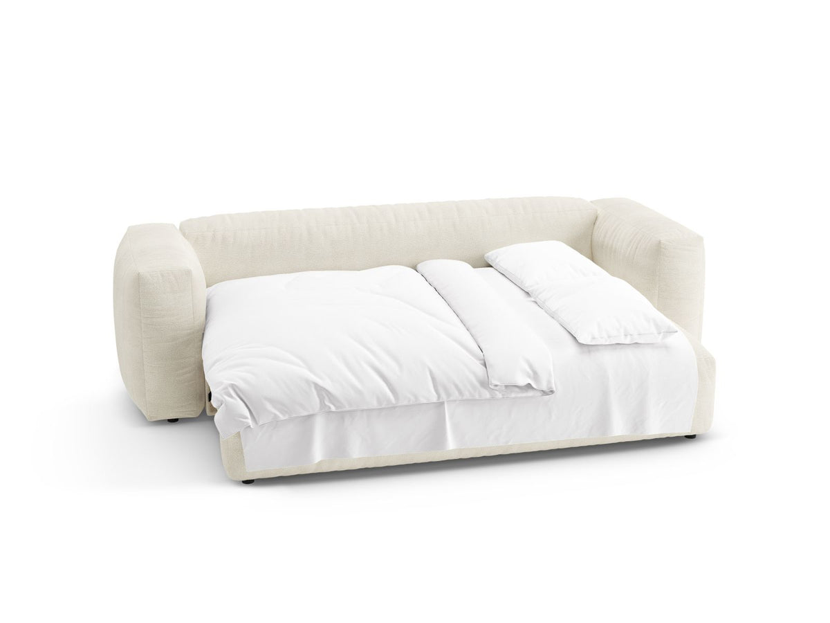 3-Sitzer Sofa mit Schlaffunktion Martina in Ivory-Monet präsentiert im Onlineshop von KAQTU Design AG. Bettsofa ist von Micadoni