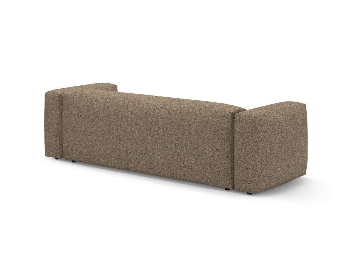 3-Sitzer Sofa mit Schlaffunktion Martina in Cappuccino-Monet präsentiert im Onlineshop von KAQTU Design AG. Bettsofa ist von Micadoni
