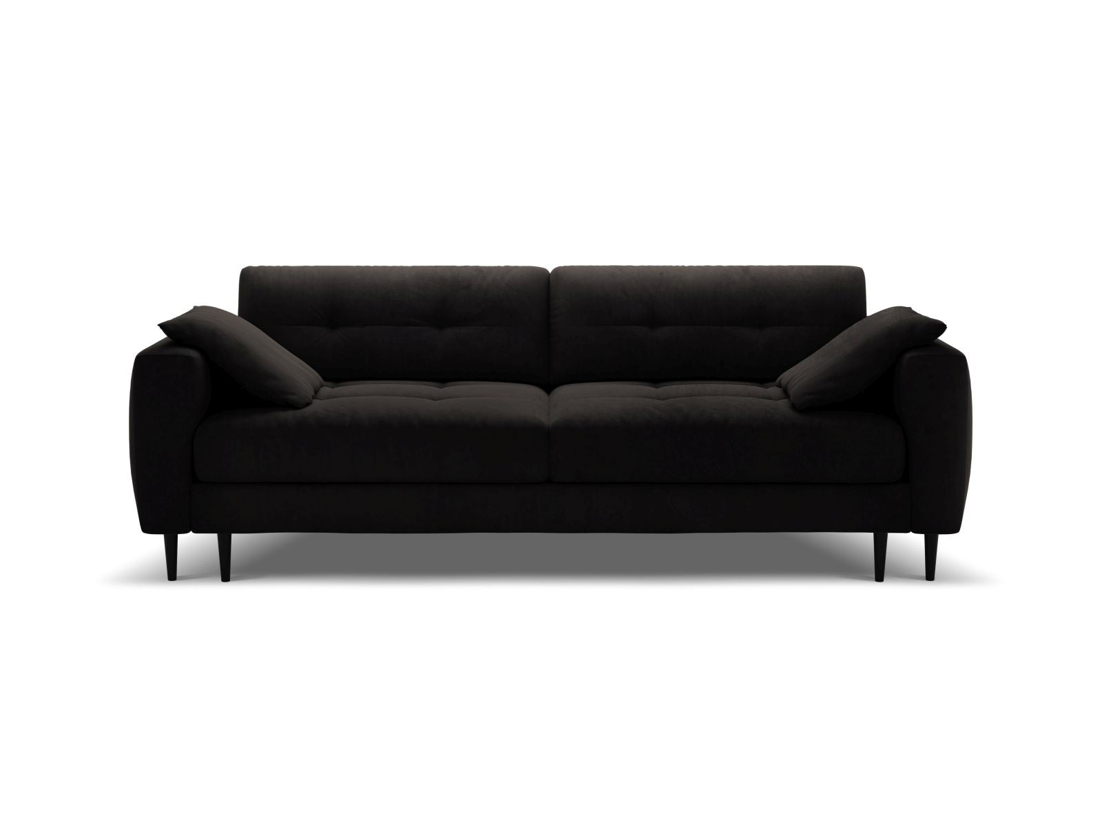 3-Sitzer Bemy Sofa mit Schlaffunktion und Stauraum in Black-Salvador präsentiert im Onlineshop von KAQTU Design AG. Bettsofa ist von Micadoni