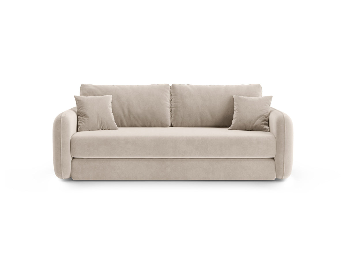 3-Sitzer Sofa mit Schlaffunktion Dormi in Beige-Salvador präsentiert im Onlineshop von KAQTU Design AG. Bettsofa ist von Micadoni