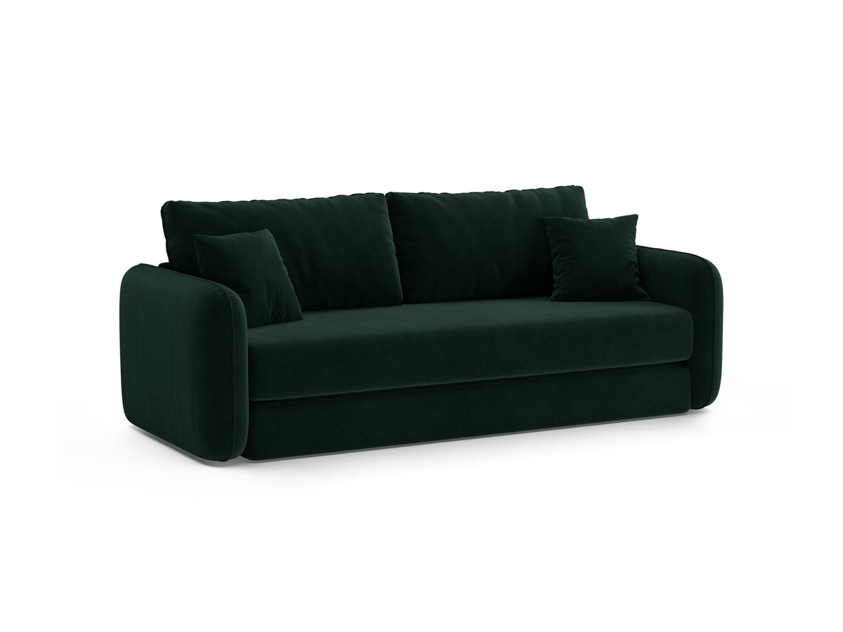 3-Sitzer Sofa mit Schlaffunktion Dormi in Bottle Green-Salvador präsentiert im Onlineshop von KAQTU Design AG. Bettsofa ist von Micadoni