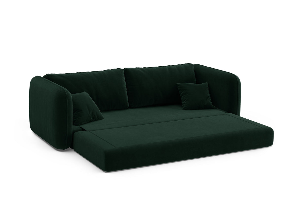 3-Sitzer Sofa mit Schlaffunktion Dormi in Bottle Green-Salvador präsentiert im Onlineshop von KAQTU Design AG. Bettsofa ist von Micadoni