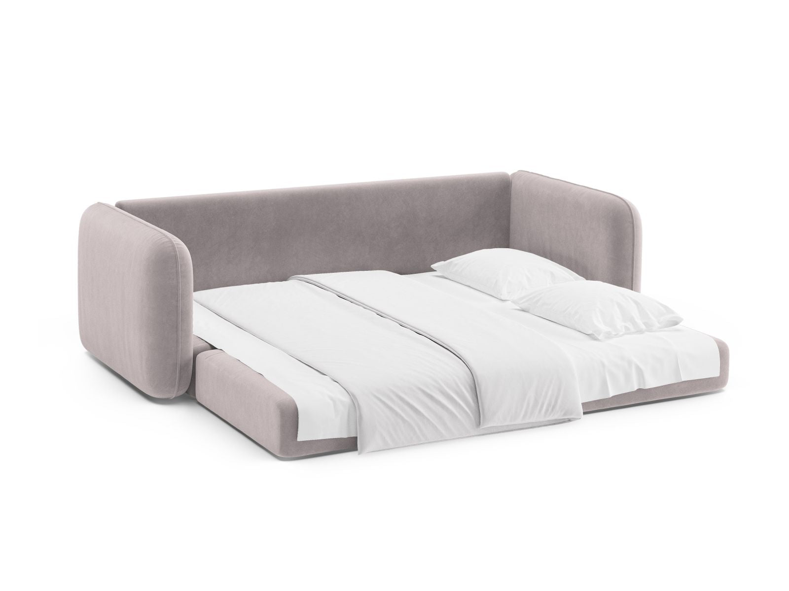 Stylisches 3-Sitzer Schlafsofa Dormi in modernem Design, perfekt für Gäste und gemütliche Abende, erhältlich bei Micadoni.