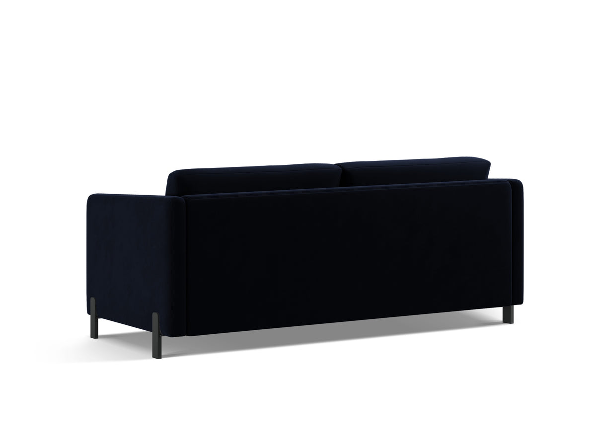 Gloria Velour Sofa mit Schlaffunktion 3 Sitzer in Royal Blue-Salvador präsentiert im Onlineshop von KAQTU Design AG. Bettsofa ist von Micadoni