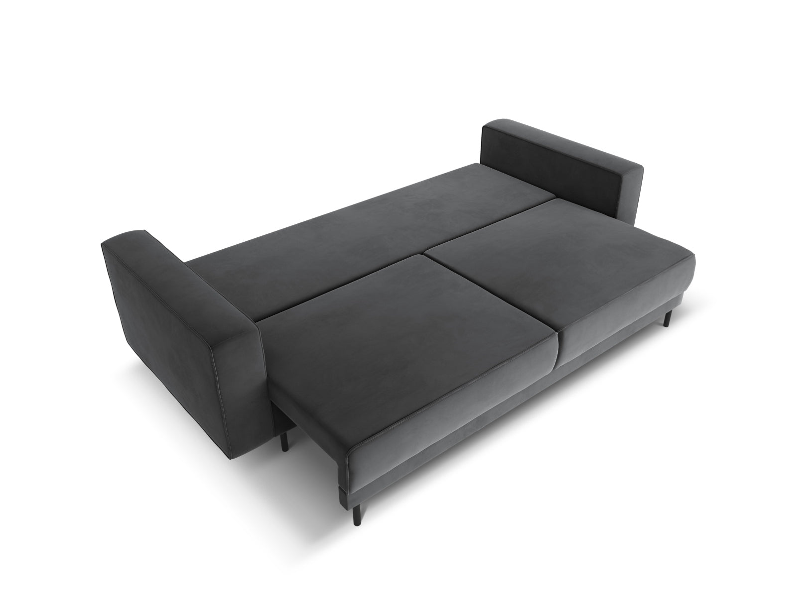 Entdecken Sie das elegante Caro Velour Sofa von Micadoni – ein 3-Sitzer mit praktischer Schlaffunktion und integriertem Stauraum für Ihr Zuhause.