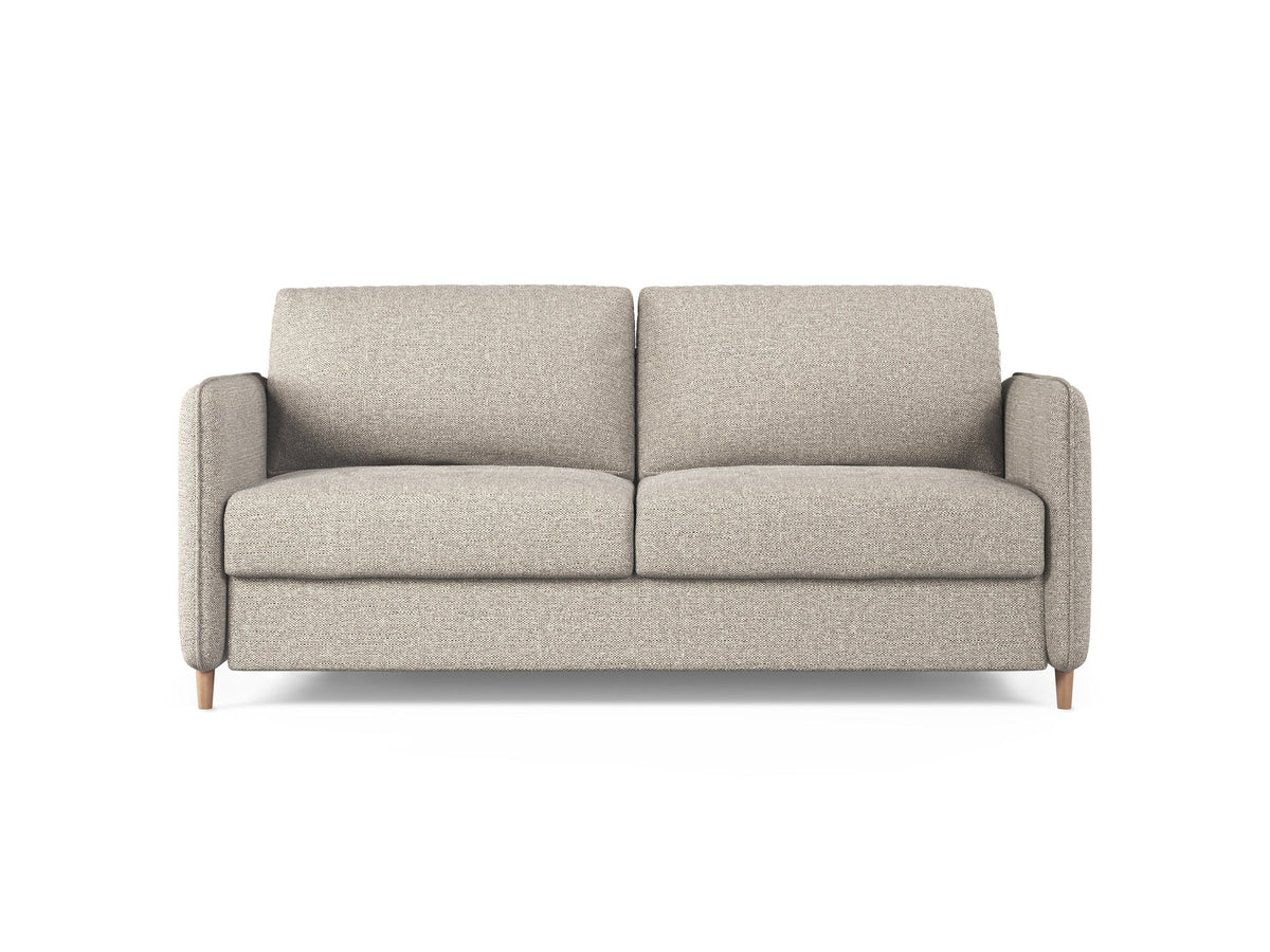 3-Sitzer Sofa mit Schlaffunktion Simo in Sand-Babel präsentiert im Onlineshop von KAQTU Design AG. Bettsofa ist von Micadoni