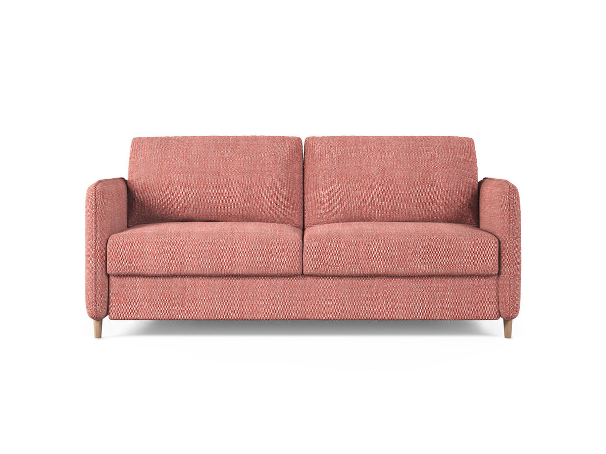 3-Sitzer Sofa mit Schlaffunktion Simo in Red-Babel präsentiert im Onlineshop von KAQTU Design AG. Bettsofa ist von Micadoni