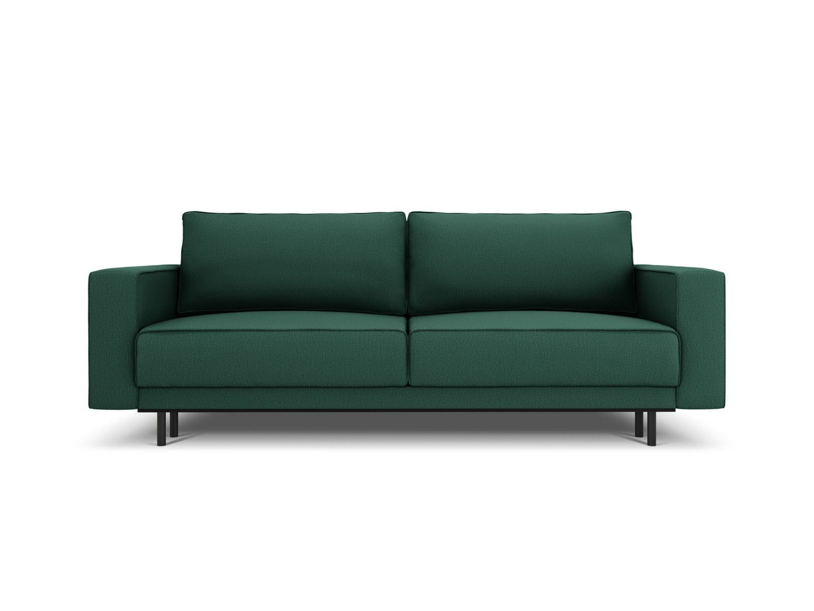 Caro Sofa mit Schlaffunktion und Stauraum 3 Sitzer in Green präsentiert im Onlineshop von KAQTU Design AG. Bettsofa ist von Micadoni