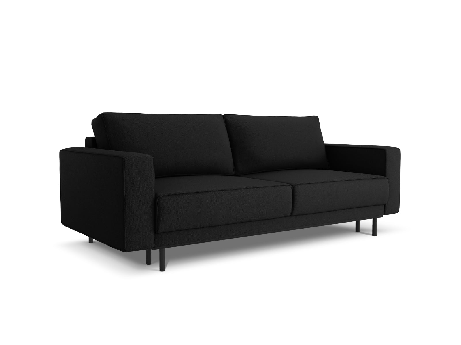 Erleben Sie das elegante Caro Sofa von Micadoni – ein 3-Sitzer mit innovativer Schlaffunktion und praktischem Stauraum für maximalen Komfort.