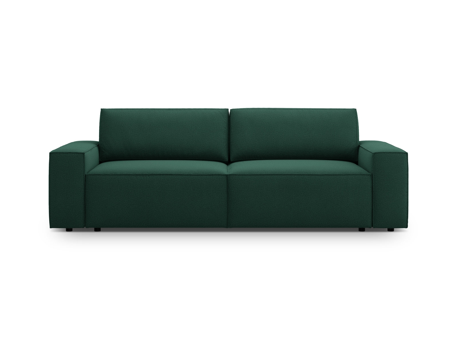 Jodie Sofa mit Schlaffunktion und Stauraumbox 3 Sitzer in Green-Megan präsentiert im Onlineshop von KAQTU Design AG. Bettsofa ist von Micadoni