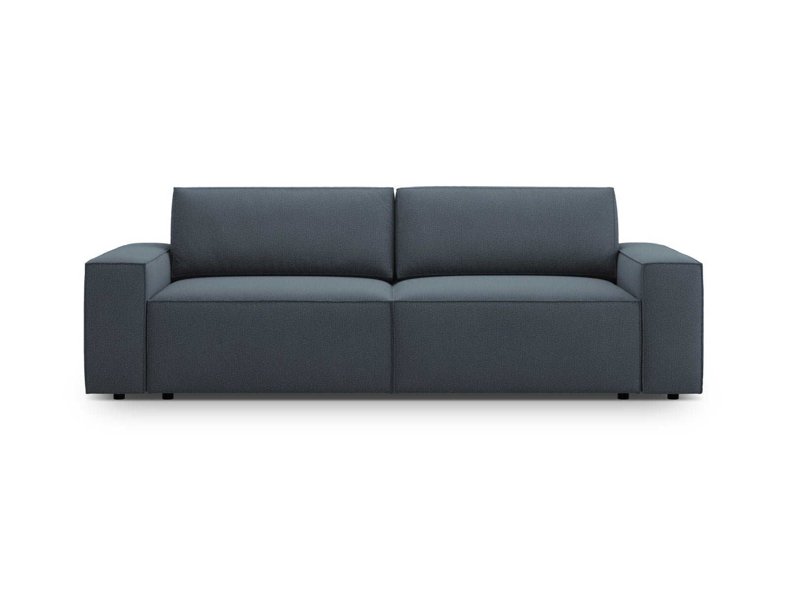 Jodie Sofa mit Schlaffunktion und Stauraumbox 3 Sitzer in Blue-Megan präsentiert im Onlineshop von KAQTU Design AG. Bettsofa ist von Micadoni