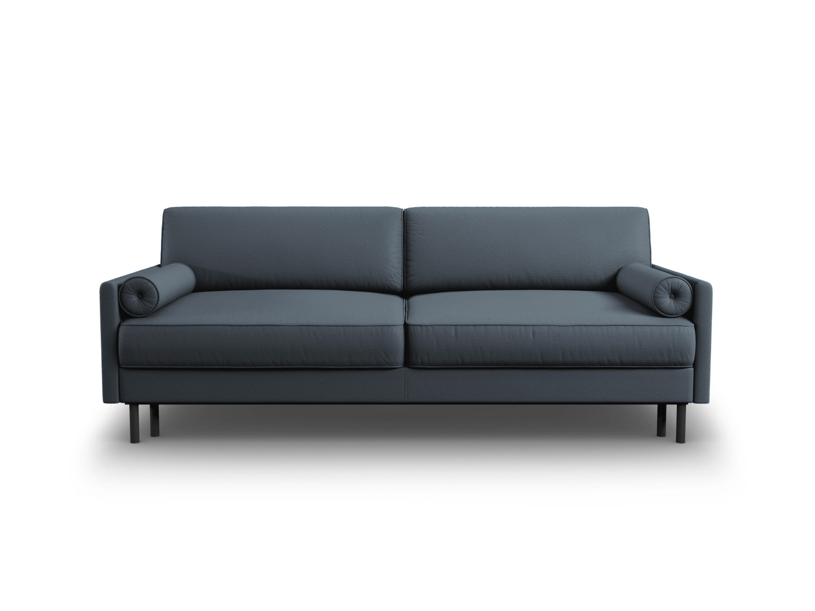 Scott Sofa mit Schlaffunktion und Stauraum 3 Sitzer in Blue-Megan präsentiert im Onlineshop von KAQTU Design AG. Bettsofa ist von Micadoni