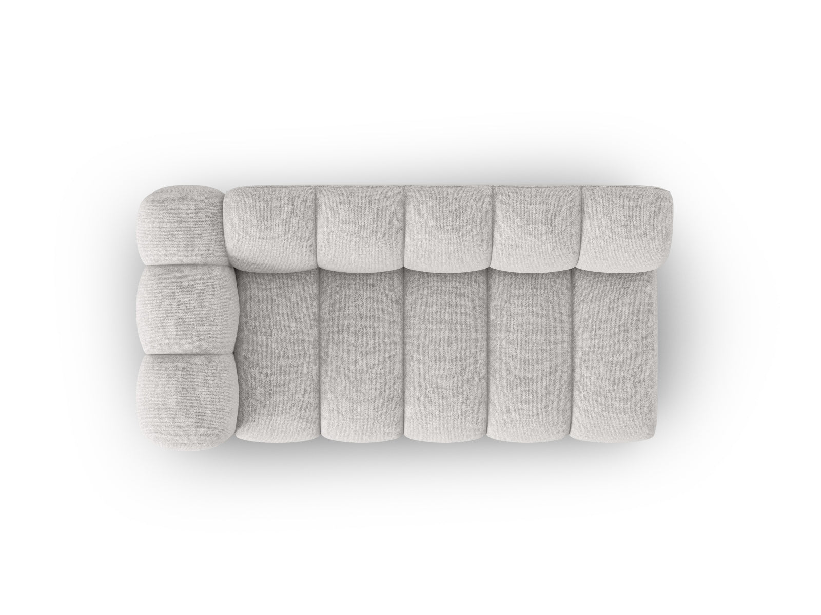 Lupine Modular Sofa links 3 Sitzer in Light Grey präsentiert im Onlineshop von KAQTU Design AG. Modulares Sofa ist von Micadoni