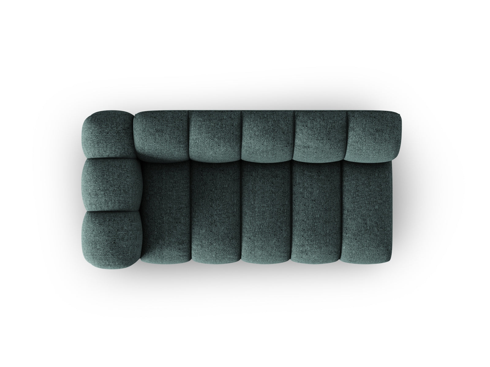 Lupine Modular Sofa links 3 Sitzer in Petrol präsentiert im Onlineshop von KAQTU Design AG. Modulares Sofa ist von Micadoni