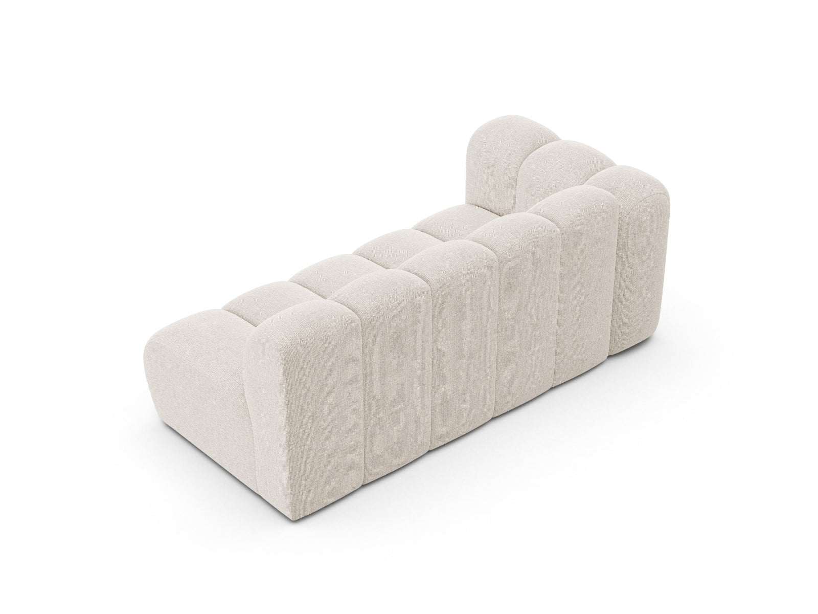 Stilvolles, modulares 3-Sitzer Sofa Lupine in sanftem Beige, perfekt für zeitgemäße Inneneinrichtungen von Micadoni.
