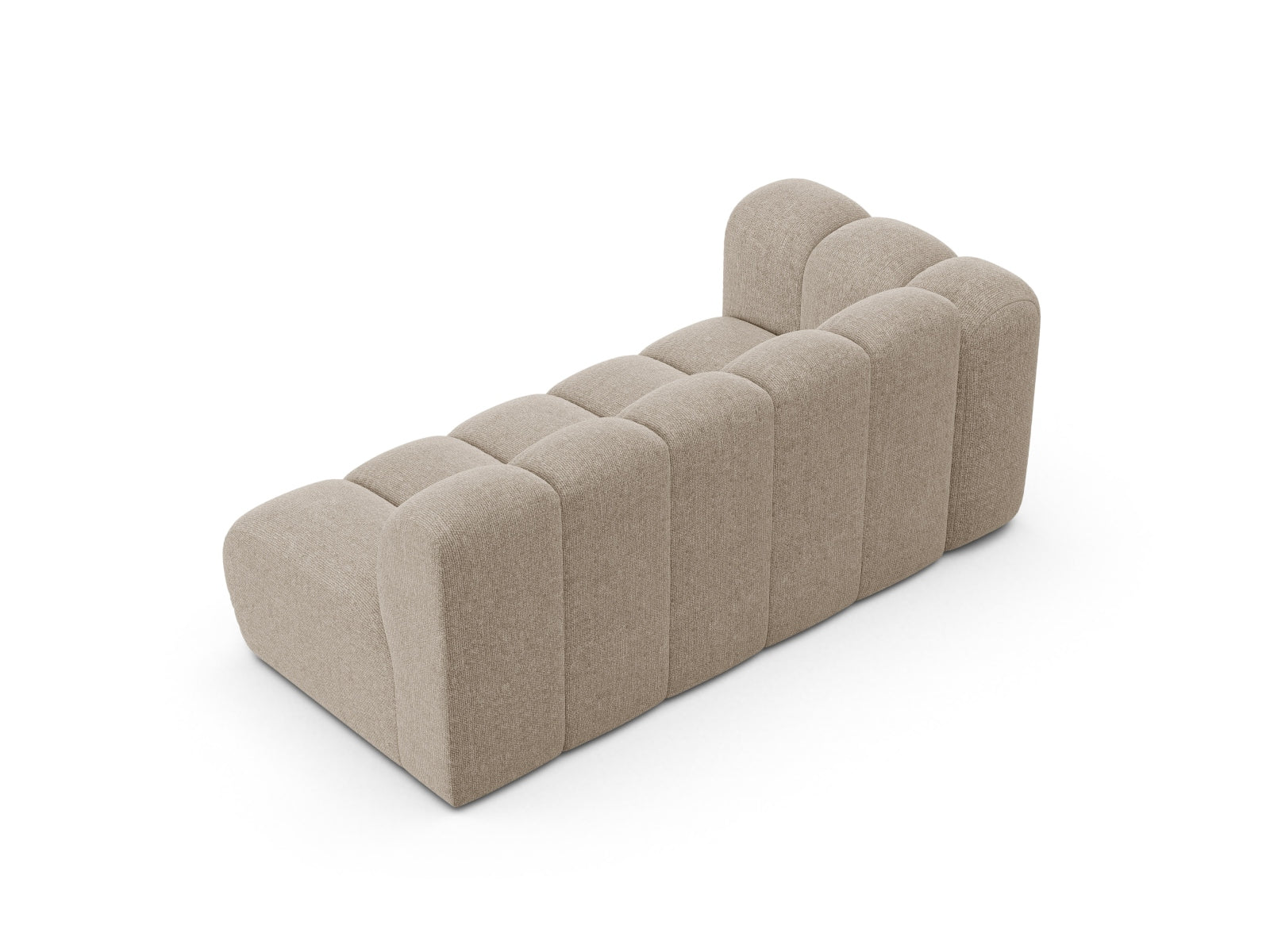 Lupine Modular Sofa links 3 Sitzer in Dark Beige präsentiert im Onlineshop von KAQTU Design AG. Modulares Sofa ist von Micadoni