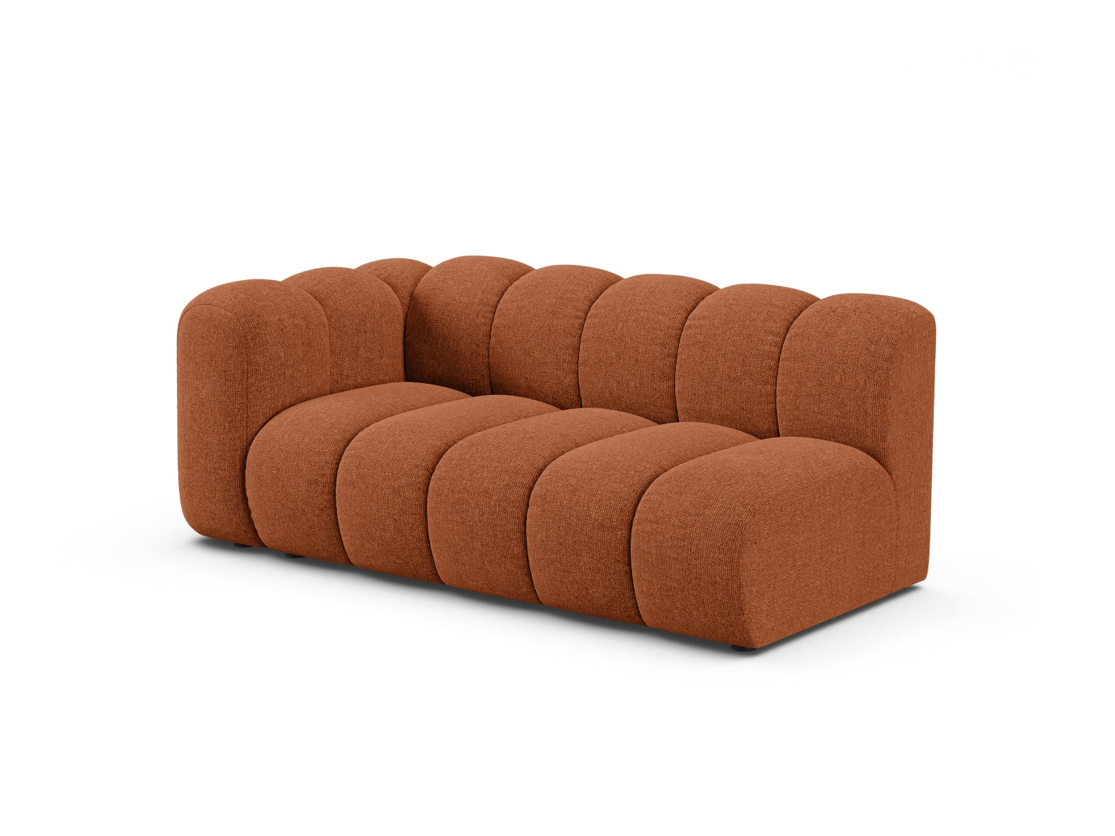 Elegantes Lupine Modular Sofa links 3 Sitzer in der Farbe Brick-Eden, ideal für stilvolle Wohnräume, von Micadoni.